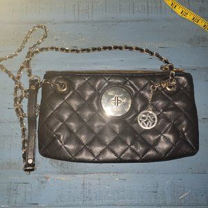 DKNY Black Quilted Leather Shoulder or Crossbody Bag